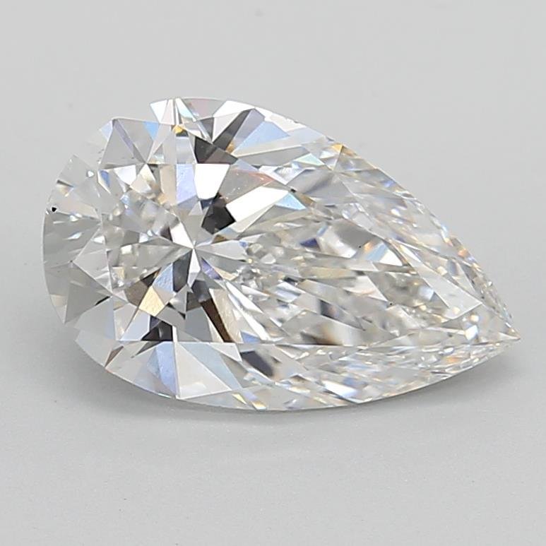 3.03ct F VS1 Rare Carat Ideal Cut Pear Lab Grown Diamond