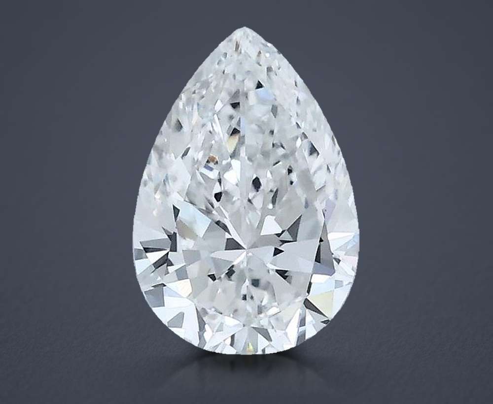 1.00 Carat Pear Lab Diamond