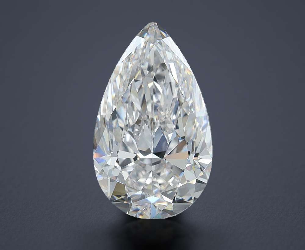 3.01 Carat Pear Natural Diamond