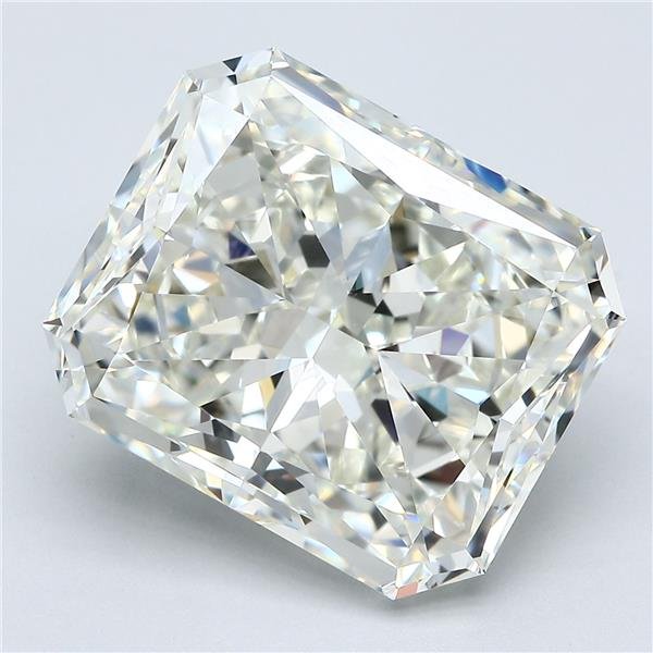 10.28ct J VS1 Rare Carat Ideal Cut Radiant Diamond