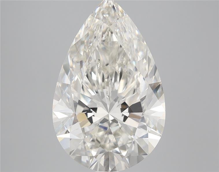 3.58ct H VS1 Rare Carat Ideal Cut Pear Lab Grown Diamond