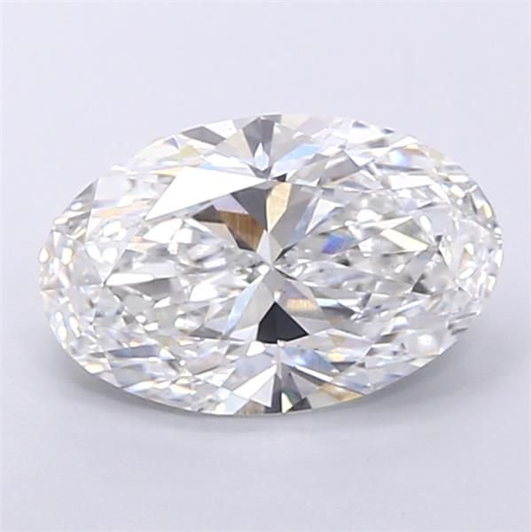3.51ct D VS2 Rare Carat Ideal Cut Oval Lab Grown Diamond
