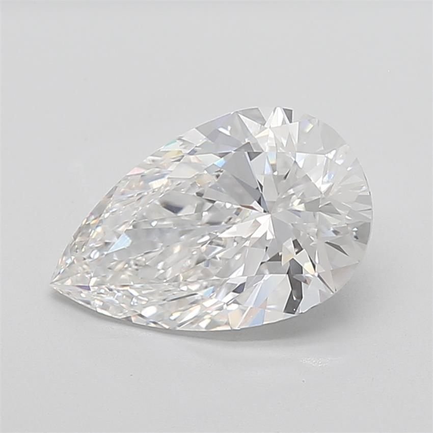 5.10ct E VS1 Rare Carat Ideal Cut Pear Lab Grown Diamond