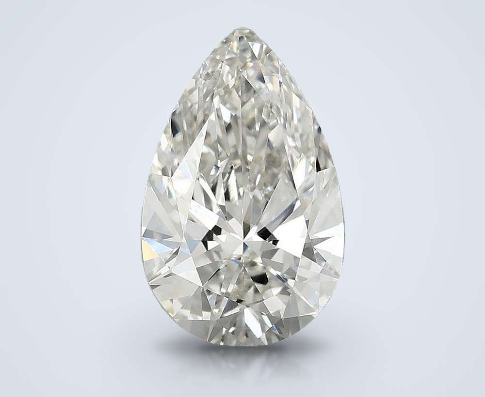 2.87 Carat Pear Lab Diamond