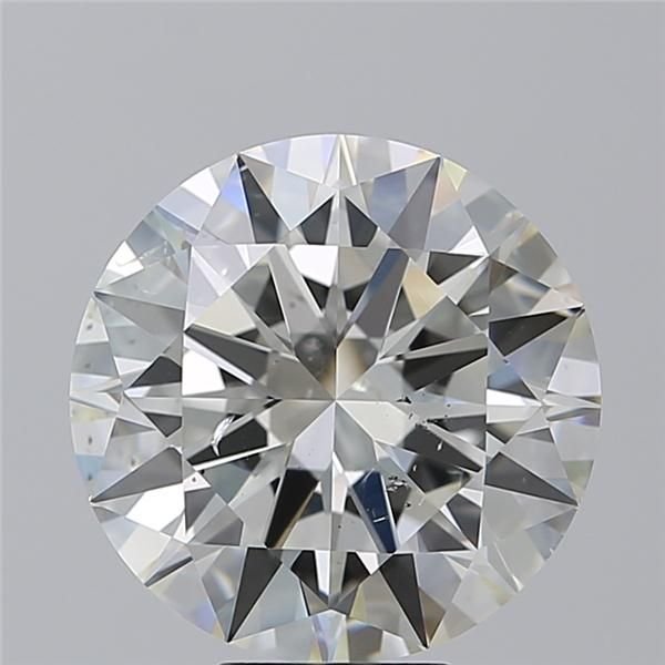7.02ct J SI2 Excellent Cut Round Diamond