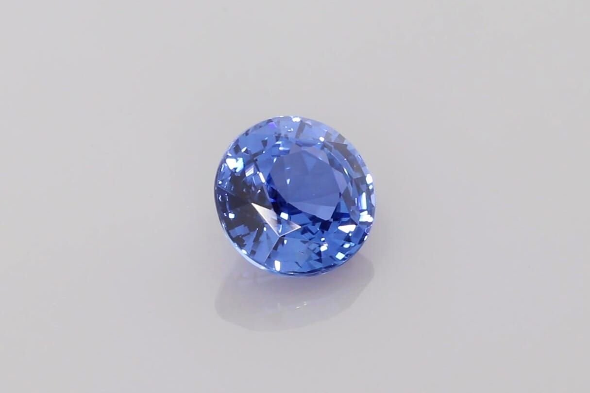 4.00 Carat Blue Round Sapphire