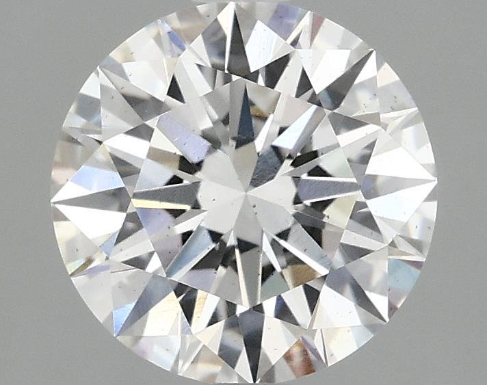 2.03ct F SI1 Rare Carat Ideal Cut Round Lab Grown Diamond