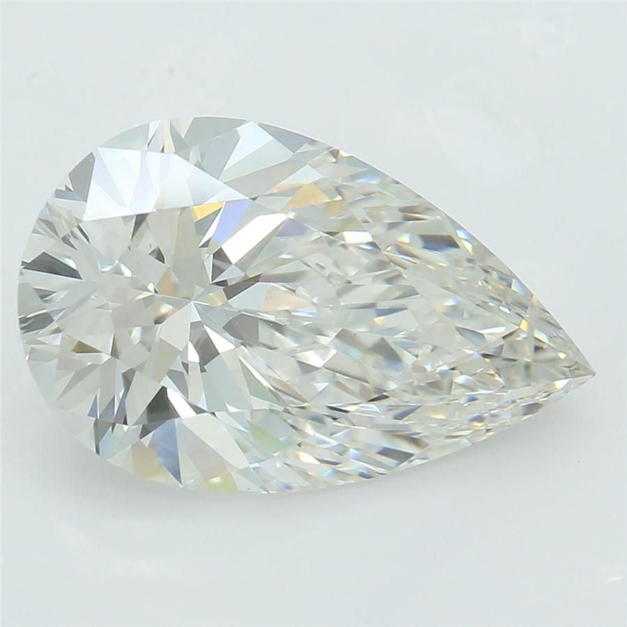 2.59ct H VVS2 Rare Carat Ideal Cut Pear Lab Grown Diamond