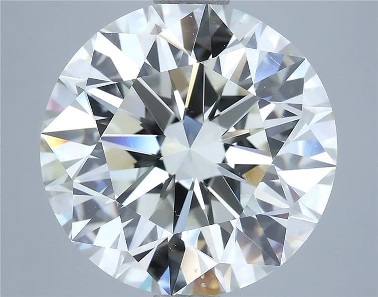 4.38ct J VS2 Rare Carat Ideal Cut Round Diamond