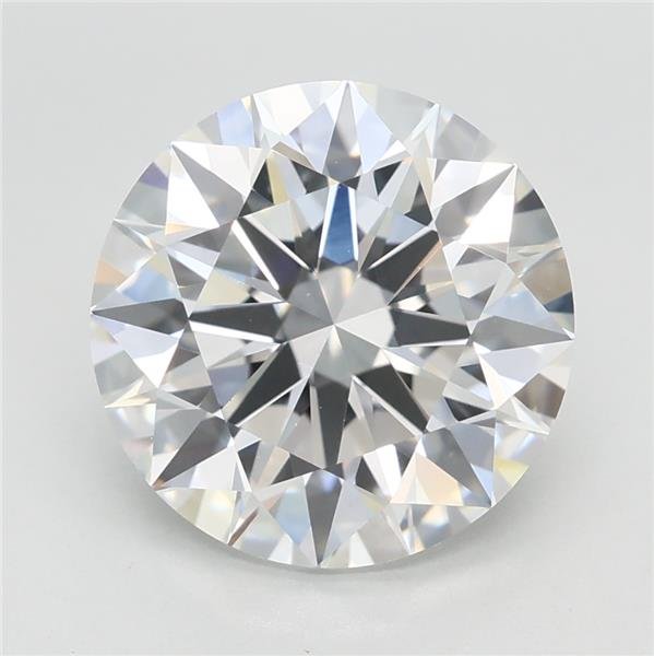 3.29ct E VVS2 Rare Carat Ideal Cut Round Lab Grown Diamond