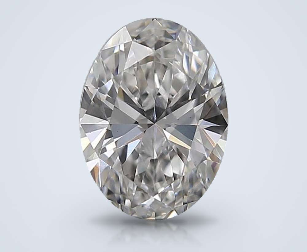 1.00 Carat Oval Lab Diamond