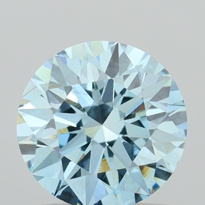 1.00 Ct. Fancy Vivid Blue Round Lab Diamond