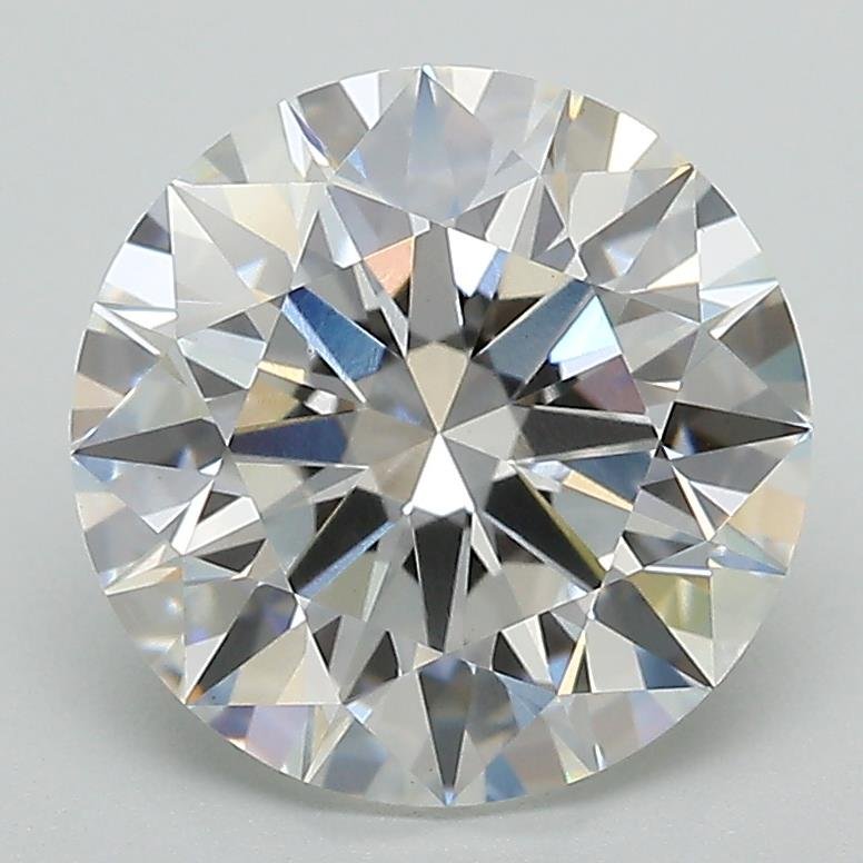 3.10ct F VS1 Rare Carat Ideal Cut Round Lab Grown Diamond