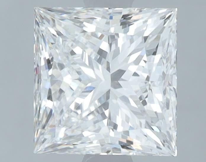 1.97ct E VS1 Rare Carat Ideal Cut Princess Lab Grown Diamond