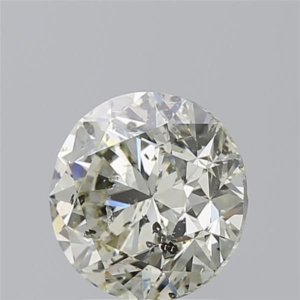 3.02ct K SI2 Good Cut Round Diamond