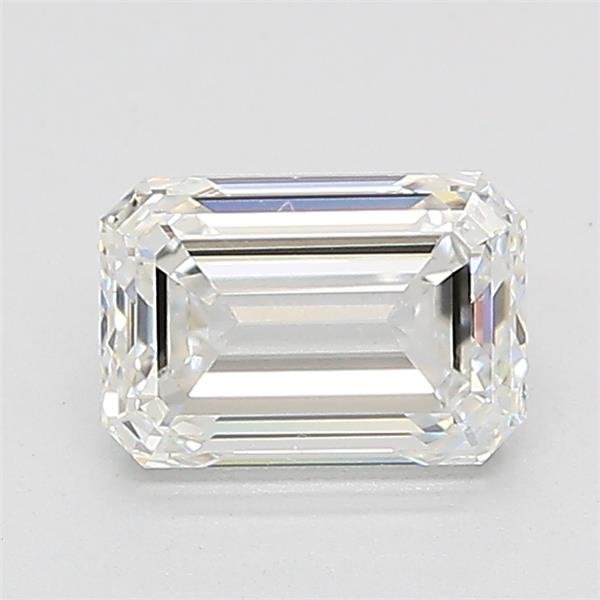 1.00ct F VVS2 Rare Carat Ideal Cut Emerald Lab Grown Diamond