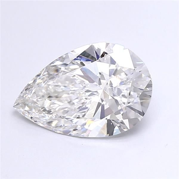 2.52ct F VVS2 Rare Carat Ideal Cut Pear Lab Grown Diamond