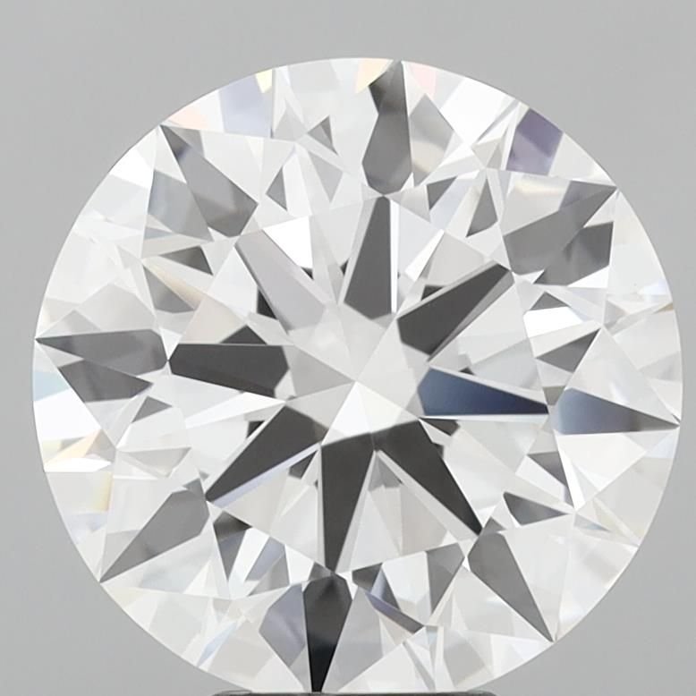 6.77ct D IF Rare Carat Ideal Cut Round Lab Grown Diamond