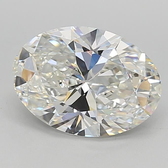 3.01ct F VVS2 Rare Carat Ideal Cut Oval Lab Grown Diamond