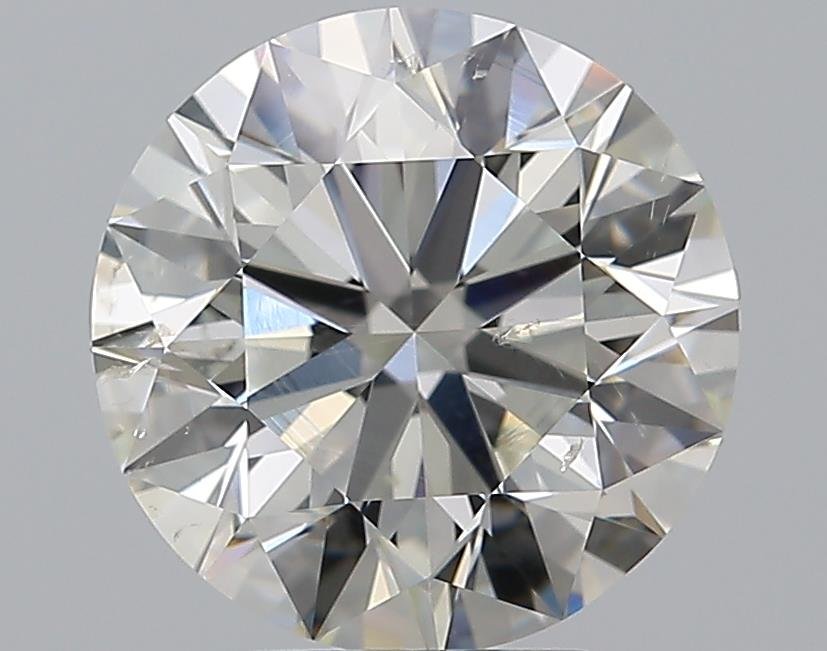 3.70ct J SI2 Excellent Cut Round Diamond