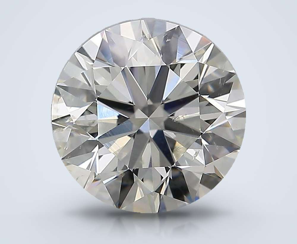 3.70 Carat Round Natural Diamond