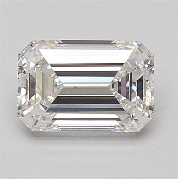 1.86ct E VS1 Rare Carat Ideal Cut Emerald Lab Grown Diamond