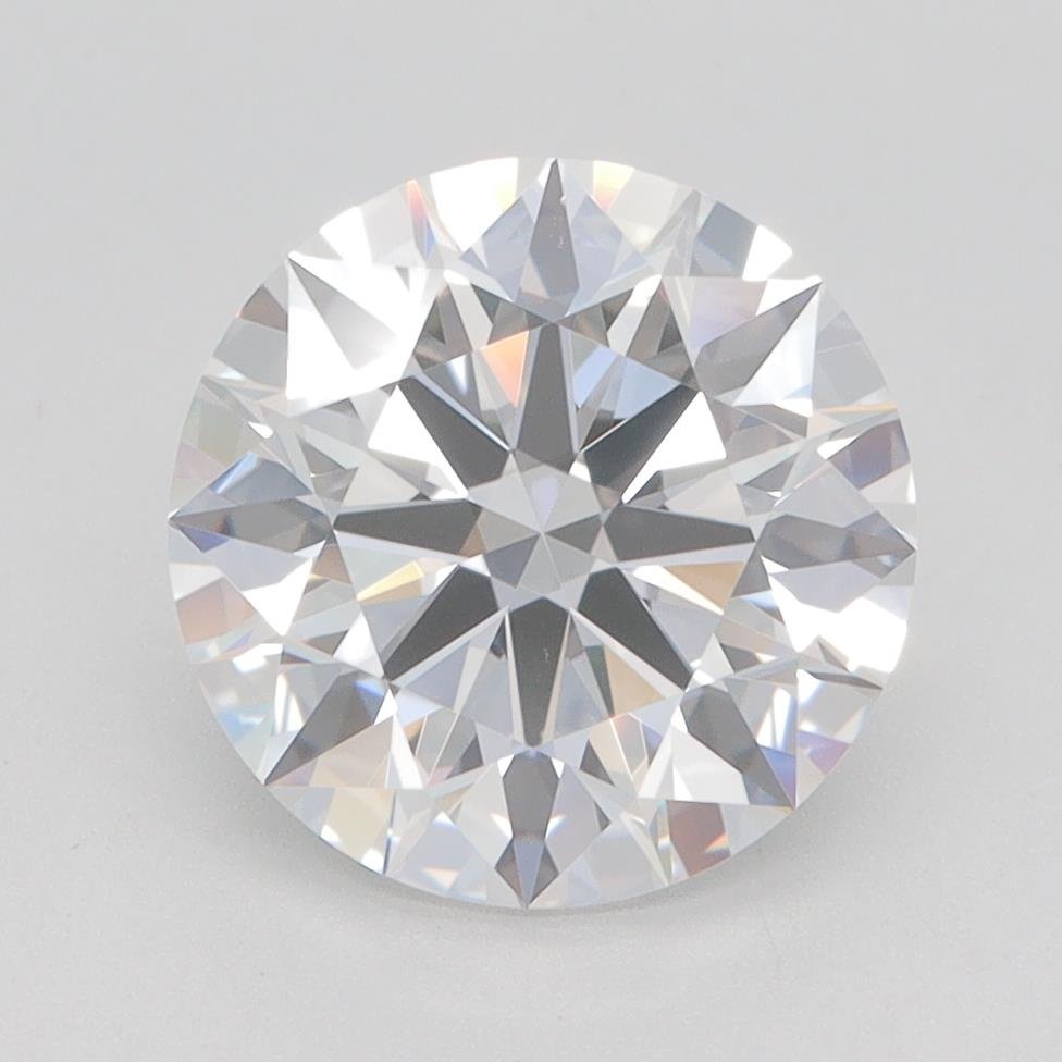 2.84ct F VVS1 Rare Carat Ideal Cut Round Lab Grown Diamond