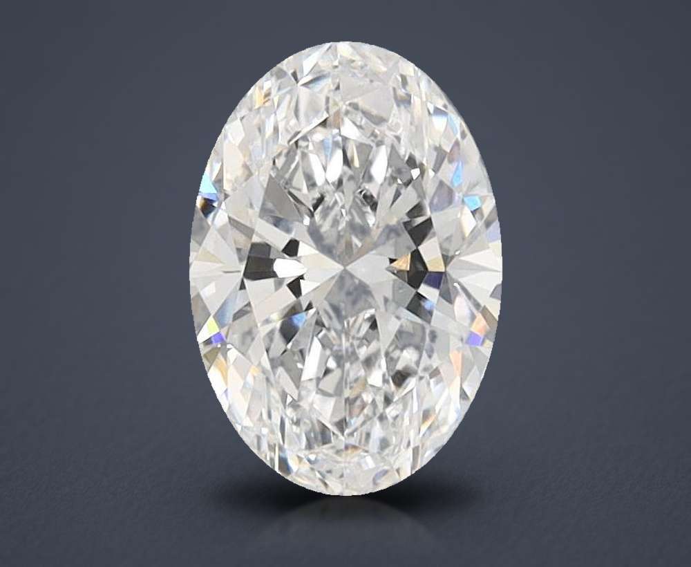 1.00 Carat Oval Lab Diamond
