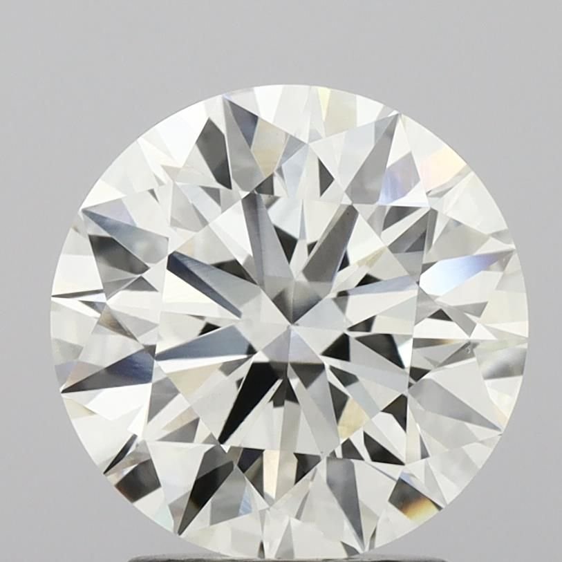3.09ct I VVS2 Rare Carat Ideal Cut Round Lab Grown Diamond