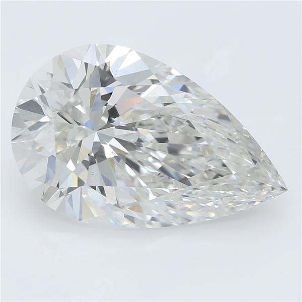 2.85ct G VS1 Rare Carat Ideal Cut Pear Lab Grown Diamond