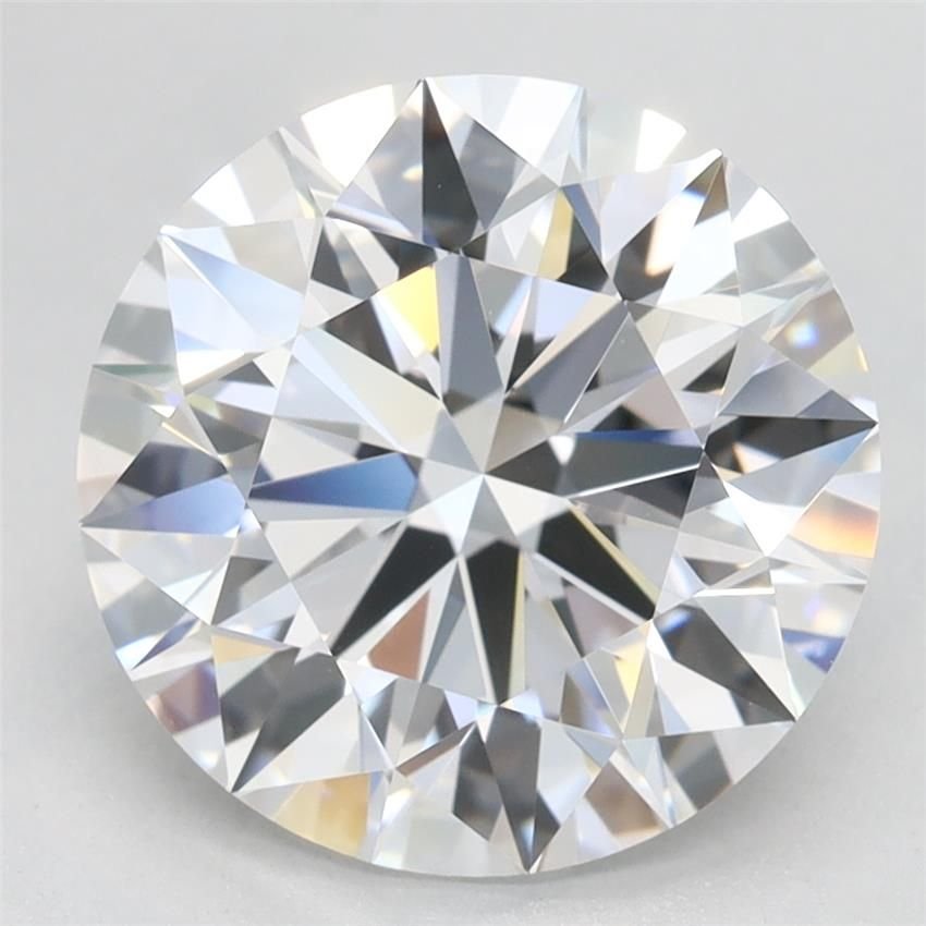 4.03ct D VVS1 Rare Carat Ideal Cut Round Lab Grown Diamond