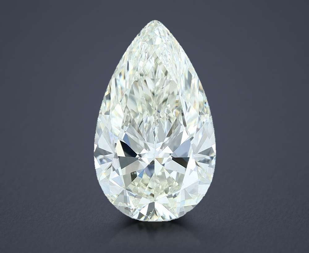 3.06 Carat Pear Natural Diamond