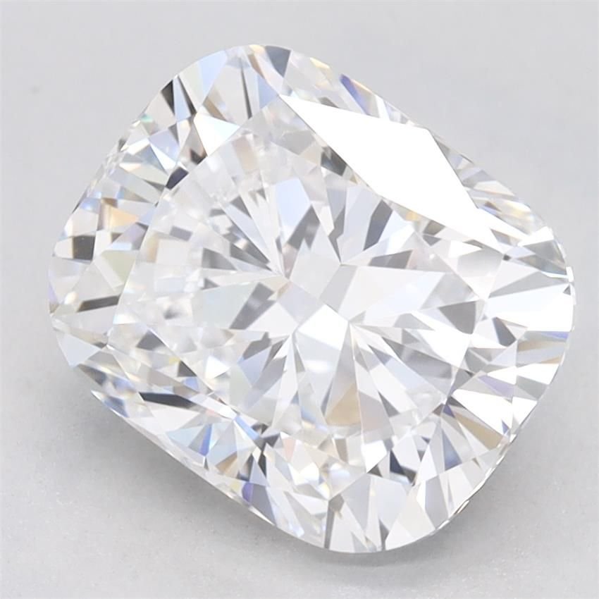 2.69ct D VVS2 Very Good Cut Cushion Lab Grown Diamond