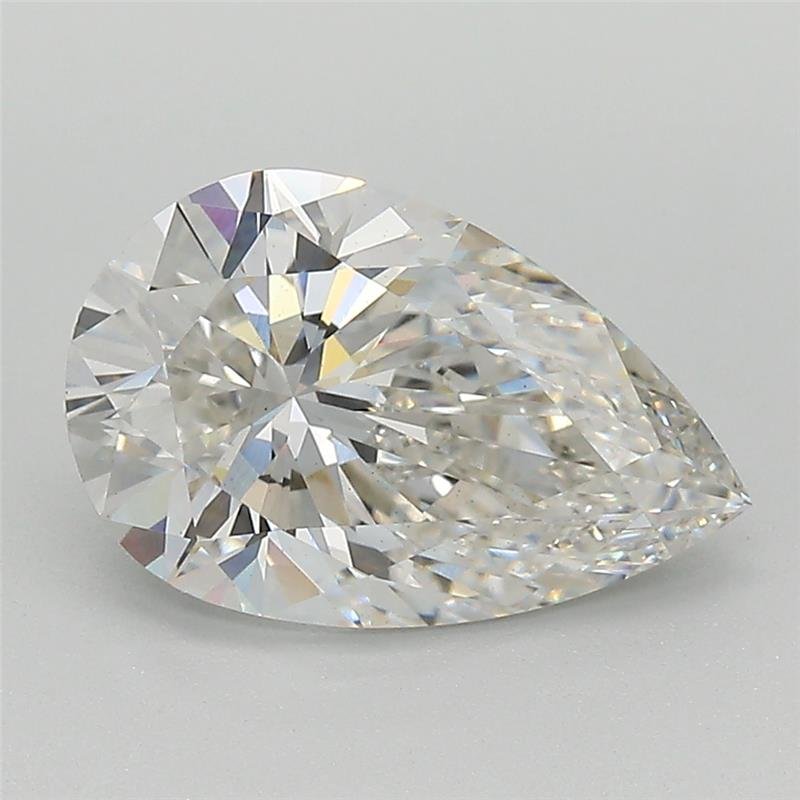 2.52ct F VS1 Rare Carat Ideal Cut Pear Lab Grown Diamond