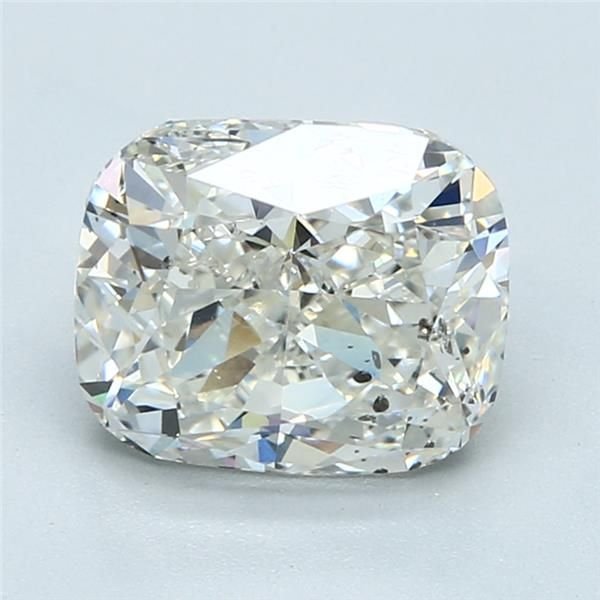 3.02ct J SI2 Very Good Cut Cushion Diamond