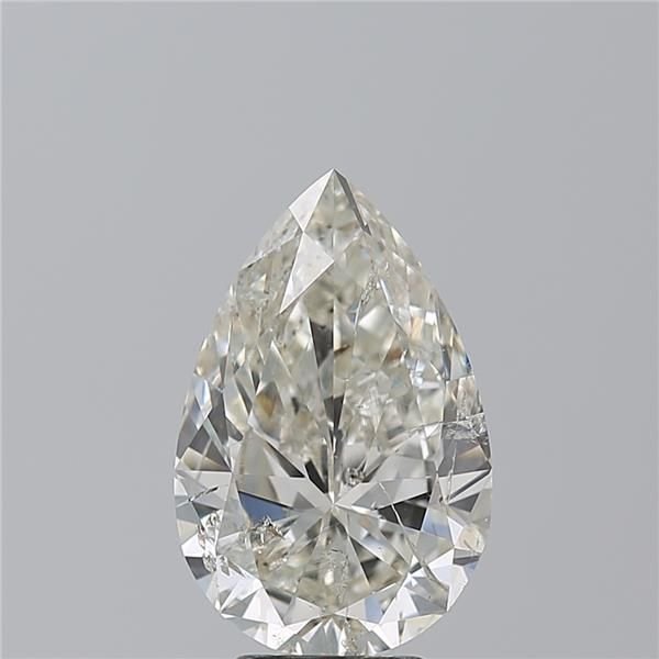 5.02ct I SI2 Very Good Cut Pear Diamond