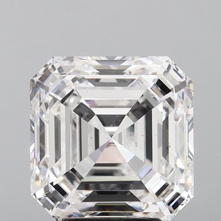 6.41ct E VS1 Rare Carat Ideal Cut Asscher Lab Grown Diamond