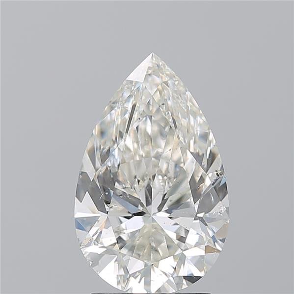 2.52ct J SI2 Rare Carat Ideal Cut Pear Diamond