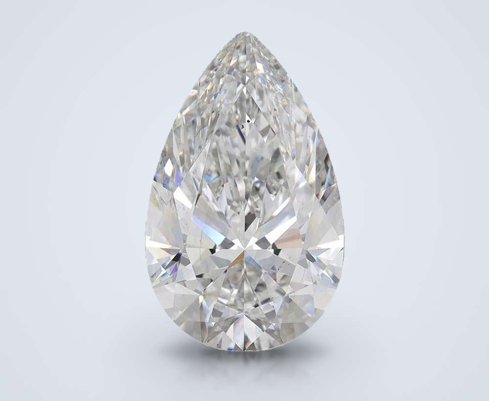 8.77 Carat Pear Lab Diamond