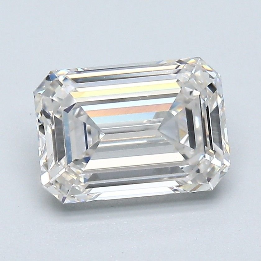 2.02ct I VVS1 Rare Carat Ideal Cut Emerald Diamond