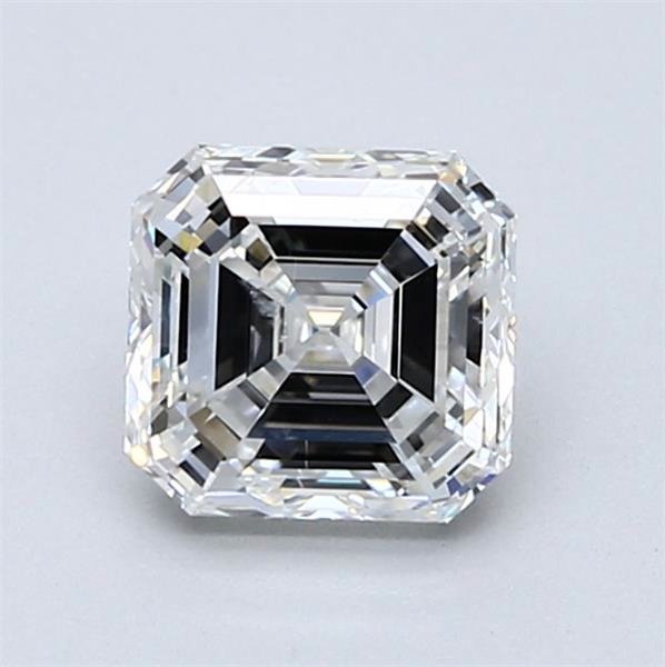 1.50ct F SI1 Very Good Cut Asscher Diamond