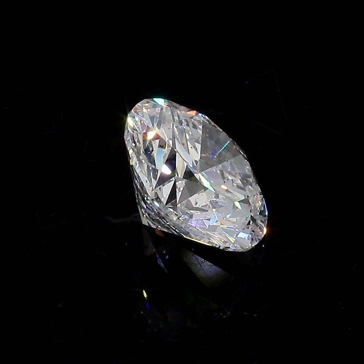 2.33ct E SI2 Rare Carat Ideal Cut Round Diamond