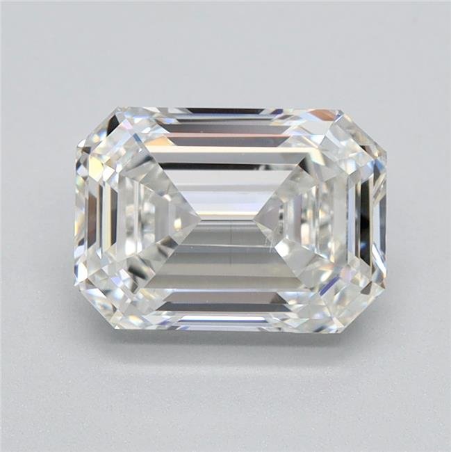 1.50ct G VS2 Rare Carat Ideal Cut Emerald Lab Grown Diamond