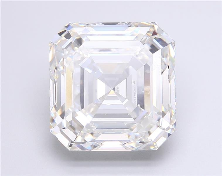 10.01ct F VVS2 Rare Carat Ideal Cut Asscher Lab Grown Diamond