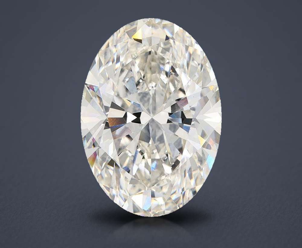 8.21 Carat Oval Lab Diamond