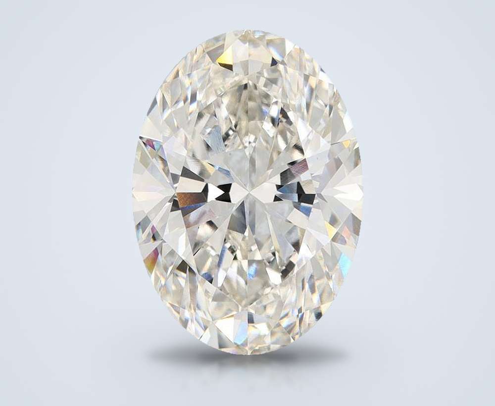 8.21 Carat Oval Lab Diamond