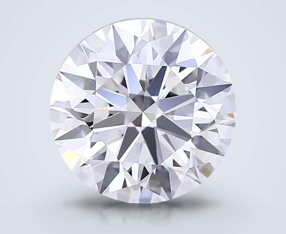 3.73 Carat Round Lab Diamond