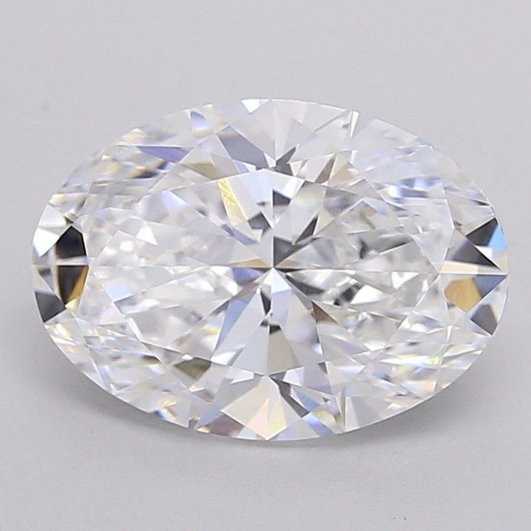 3.51ct D VVS2 Rare Carat Ideal Cut Oval Lab Grown Diamond
