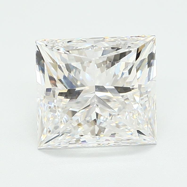 4.02ct D VVS2 Rare Carat Ideal Cut Princess Lab Grown Diamond