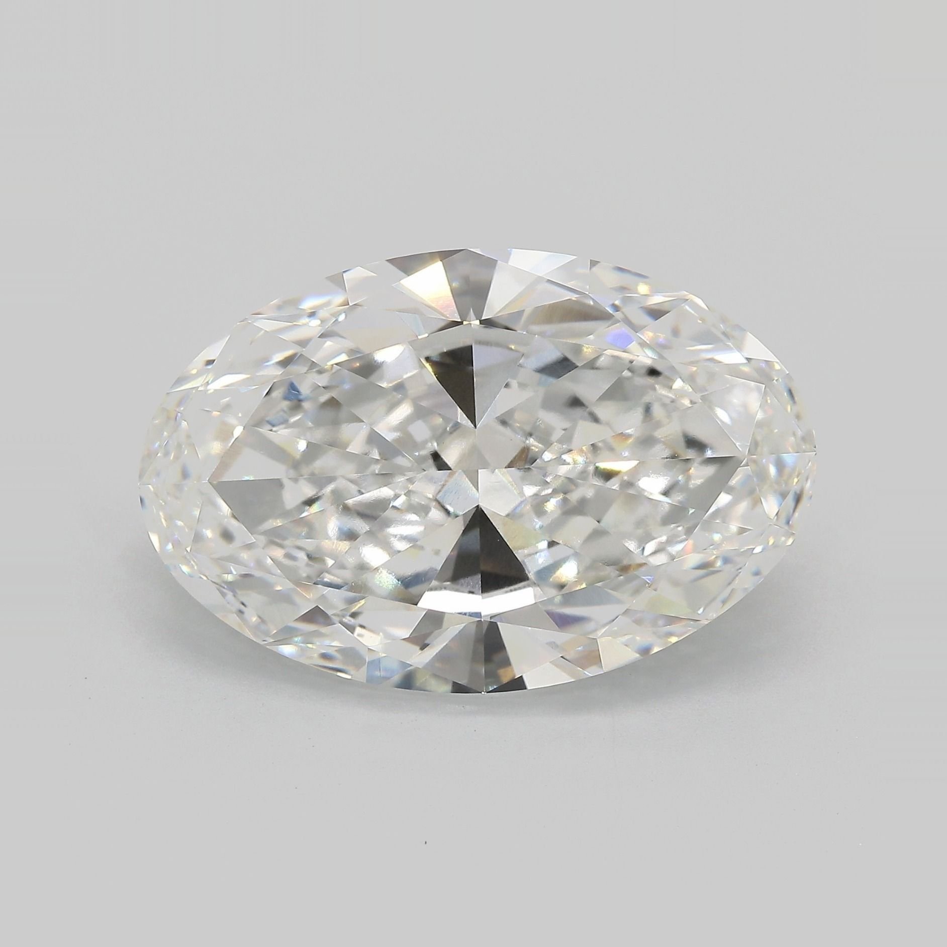 16.04ct F VVS2 Very Good Cut Oval Lab Grown Diamond